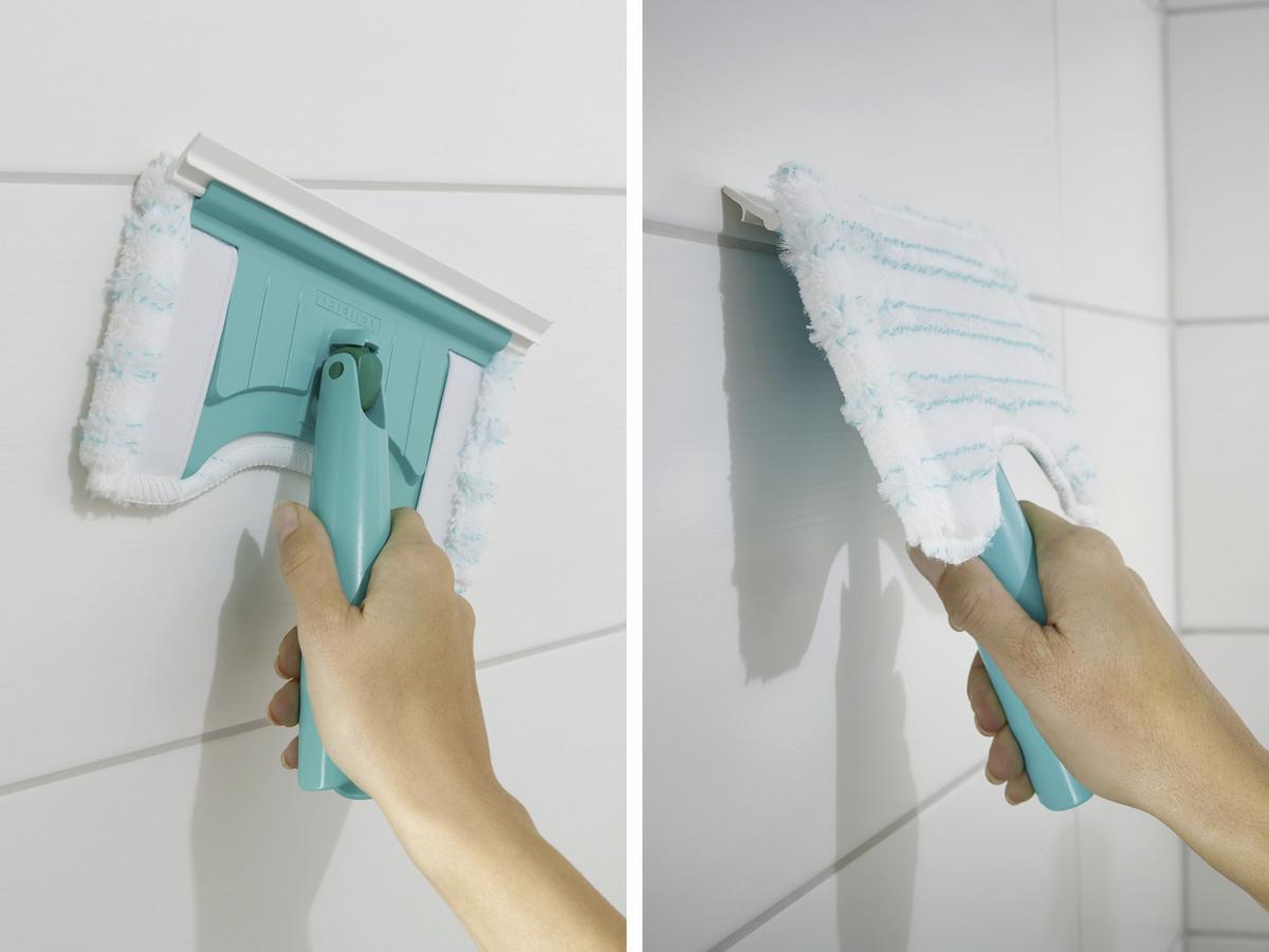 Pótfej Leifheit Flexipad - türkiz/fehér, textil (22,5/13,5/1cm) - Leifheit
