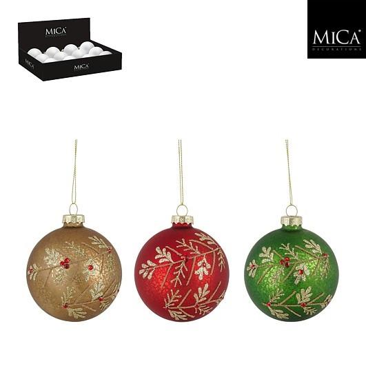Kroglica Za Božično Jelko List - Moderno (8cm) - Mömax
