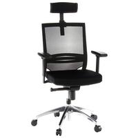 Pisarniški Stol Porto Max, Črna - črna, Moderno, kovina/umetna masa (59/108/49cm) - MID.YOU