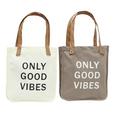 Einkaufstasche Only Good Vibes in versch. Designs - Basics, Textil (36/39cm) Einkaufstasche Only Good Vibes in versch. Designs - Basics, Textil (36/39cm)