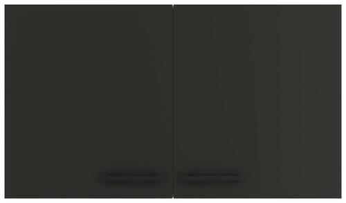 SZAFKA KUCHENNA GÓRNA OPTIKULT - antracytowy/czarny, Basics, materiał drewnopochodny/metal (100/57,6/34,6cm) - Optifit