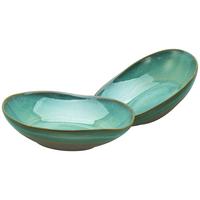 Set Posod Basalt, 2-Delni - olivno zelena , Trend, keramika (22,5cm) - Creatable