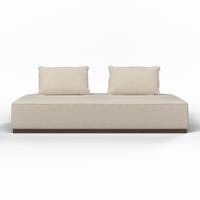 Dvosjed Christina - boje oraha/bež, Moderno, drvni materijal/drvo (215,5/87/106cm) - Bessagi Home