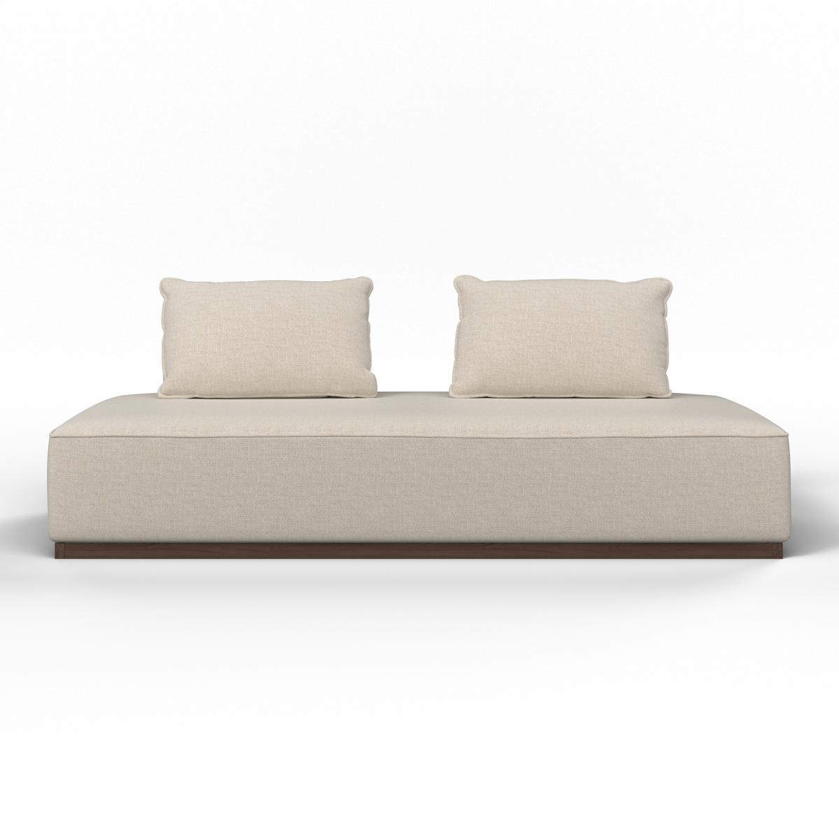 Dvosjed Christina - boje oraha/bež, Moderno, drvni materijal/drvo (215,5/87/106cm) - Bessagi Home