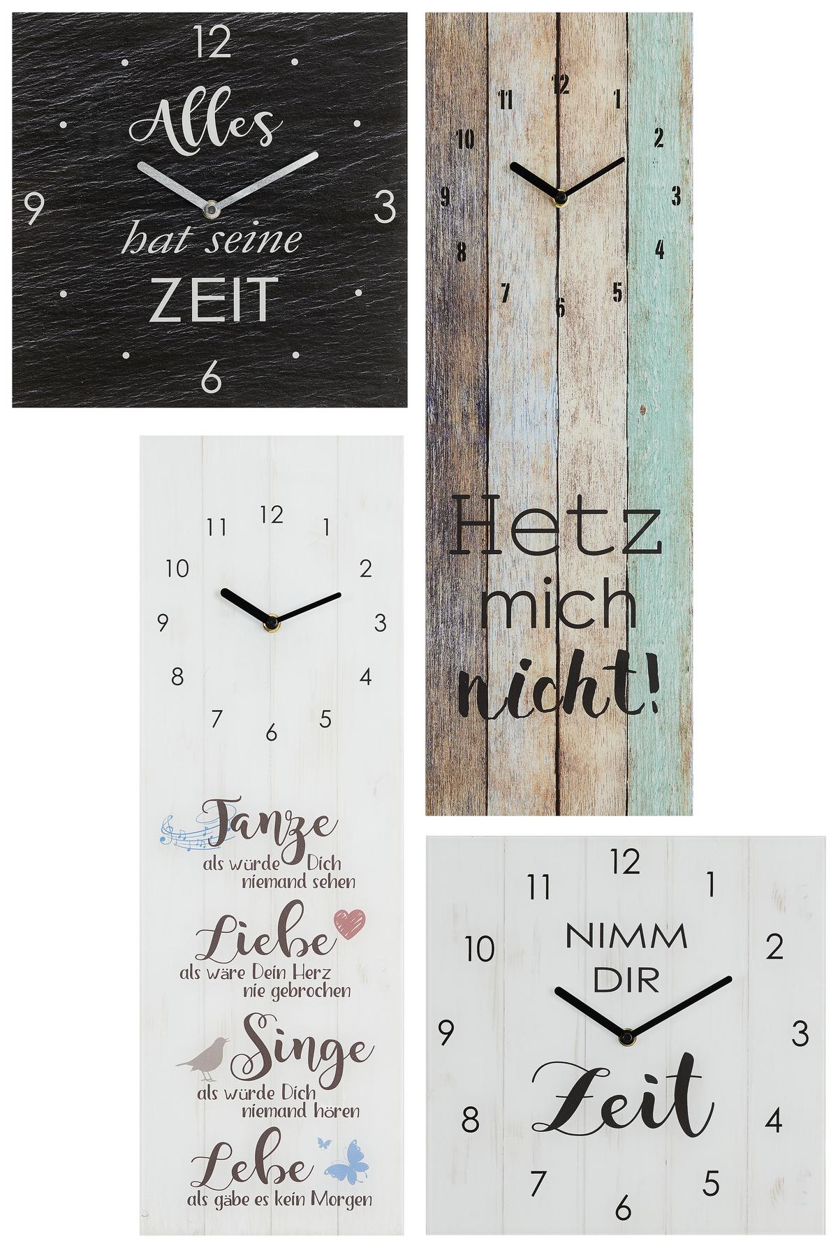 ZEGAR ŚCIENNY GU-SPK1121 - różnokolorowy, Basics, szkło (20/60/3,1cm) - Euroart