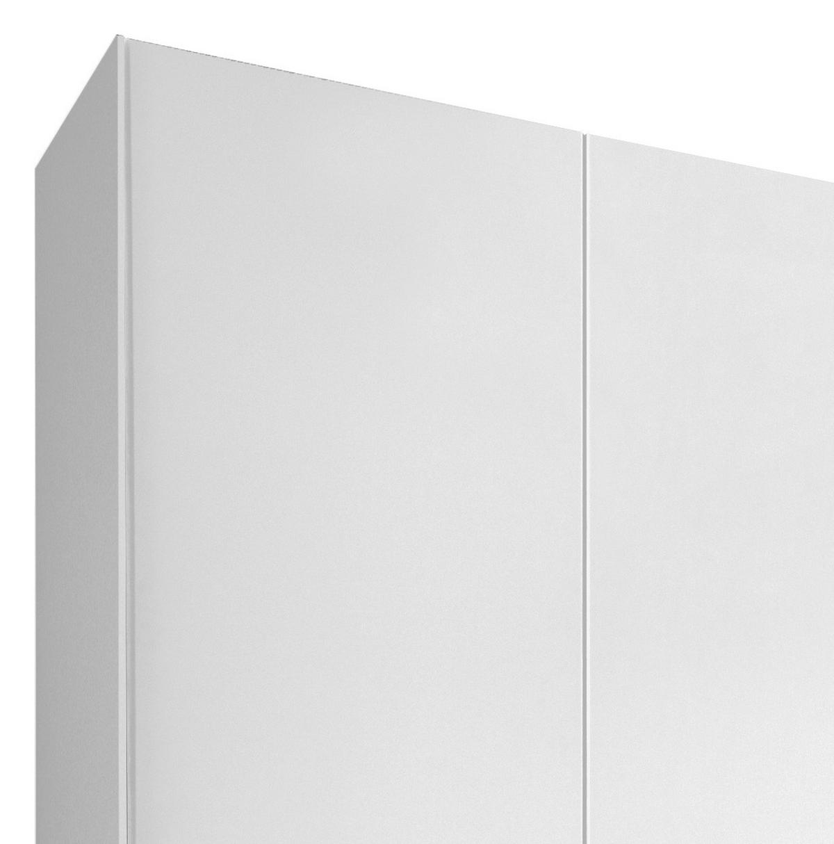 Ormar S Klasičnim Vratima Level 36a - bijela/srebrne boje, Moderno, staklo/drvni materijal (250/216/58cm) - Modern Living