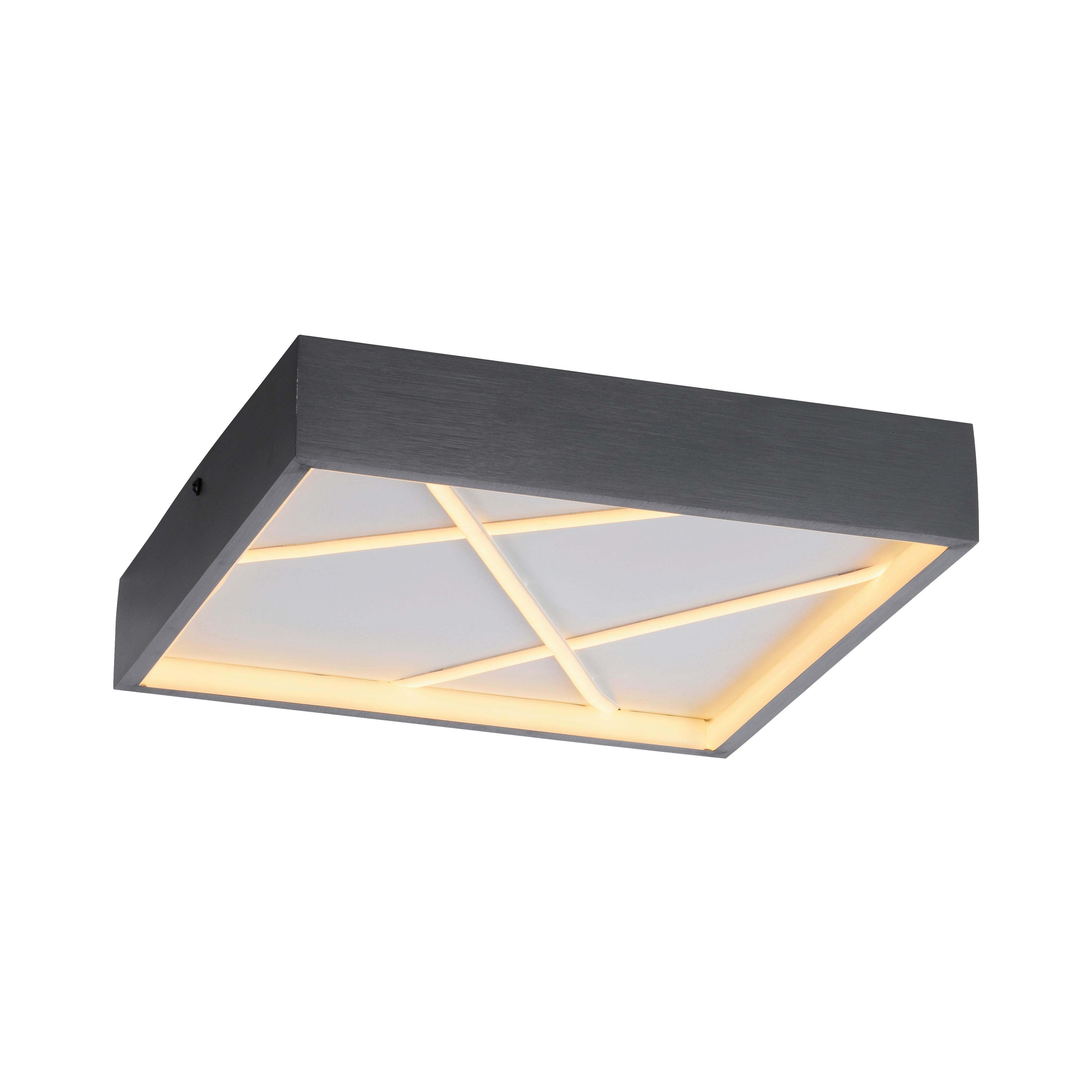LAMPA SUFITOWA LED 14092-18 MIKADO - czarny, Design, tworzywo sztuczne/metal (30/30/4,5cm)