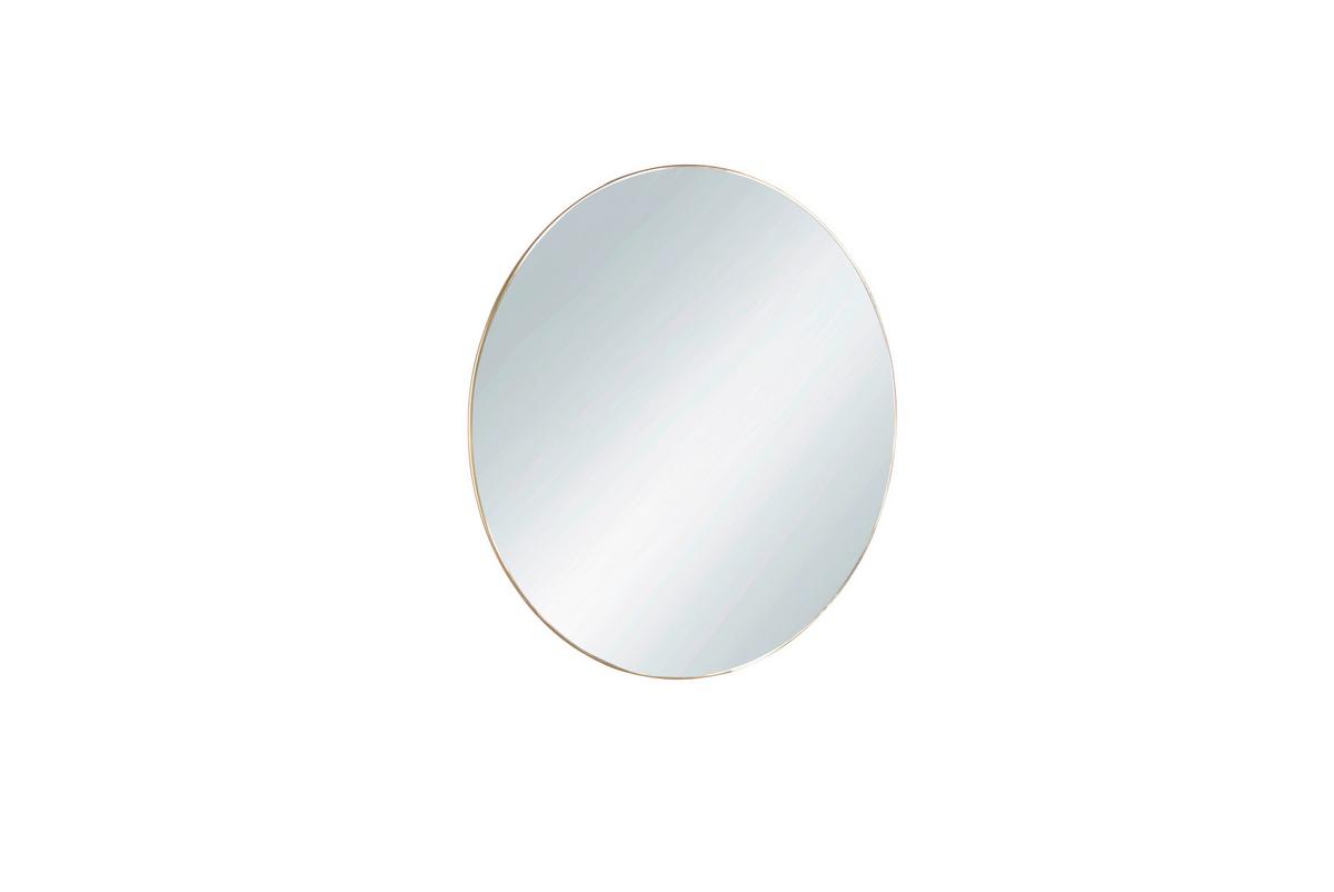 Wandspiegel Esra Goldfarben - Goldfarben, MODERN, Glas/Metall (50cm) - Mömax