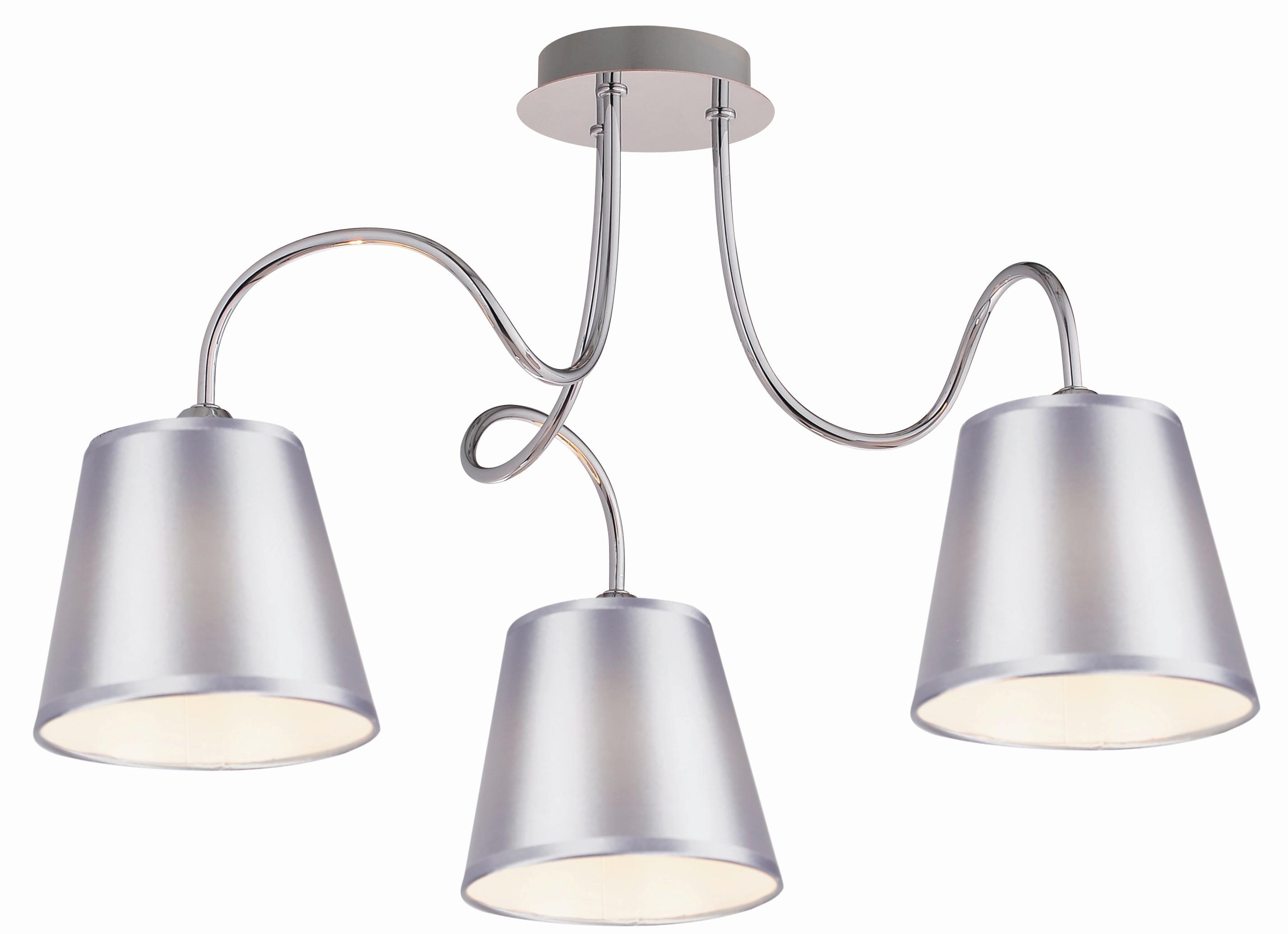 Stropna Svjetiljka Luk - boje kroma, Konvencionalno, metal/plastika (60/60/36cm)