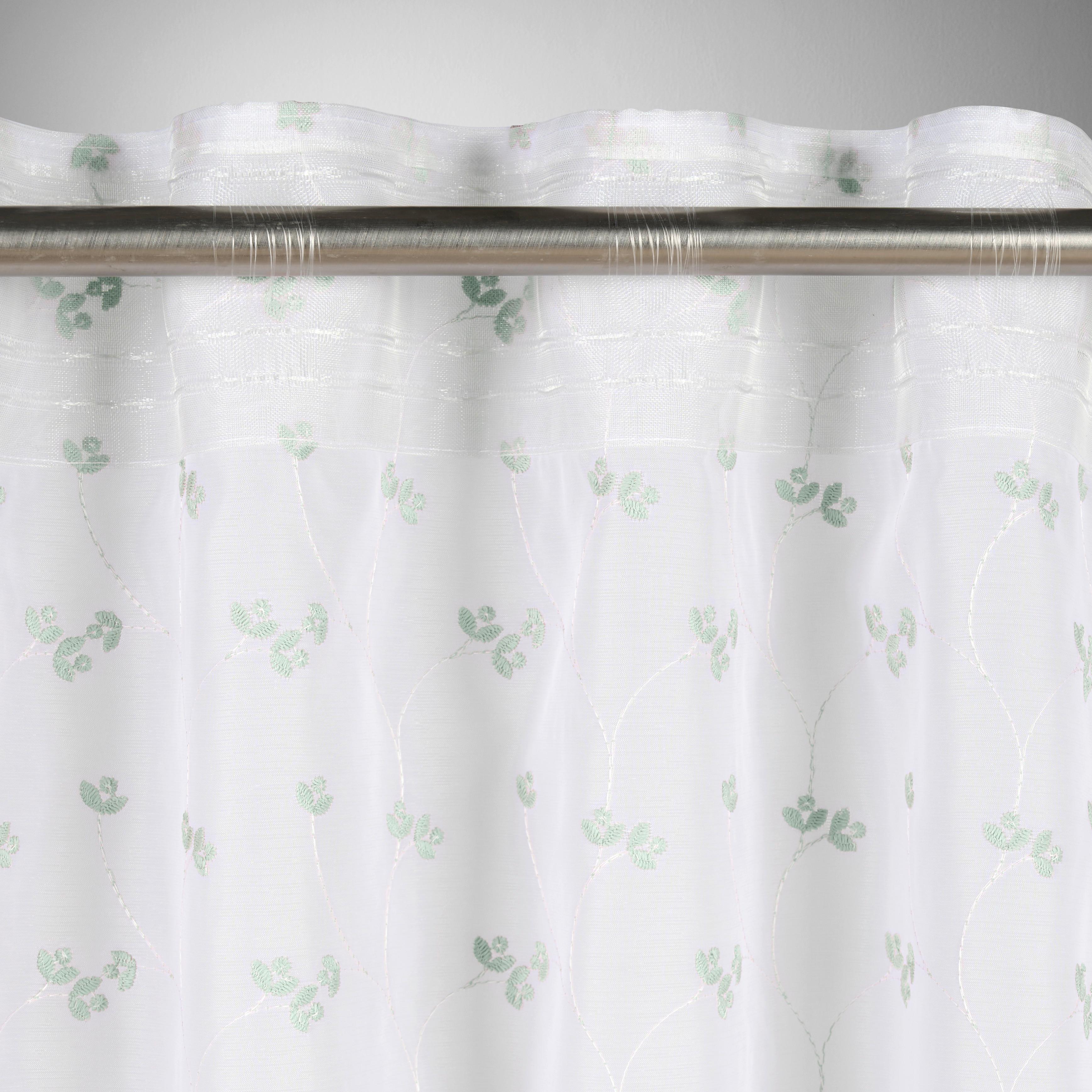 GARDINLÄNGD STELLA - grön, Romantik / Lanthus, textil (140/245cm) - Mömax