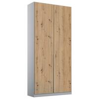 Ormar S Klasičnim Vratima Alabama - hrast Artisan/svijetlo siva, Moderno, drvni materijal (91/229/54cm) - Modern Living