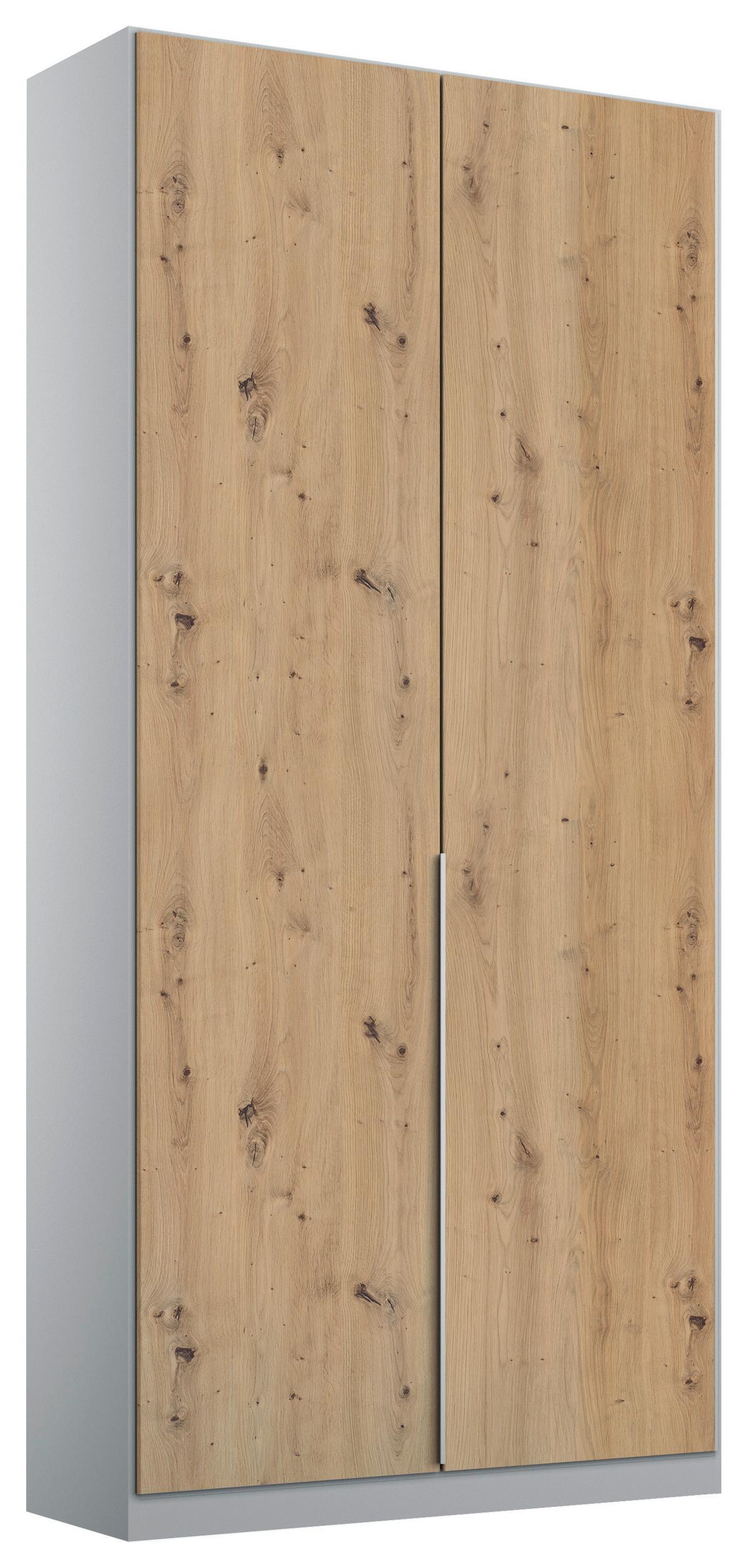 Ormar S Klasičnim Vratima Alabama - hrast Artisan/svijetlo siva, Moderno, drvni materijal (91/229/54cm) - Modern Living