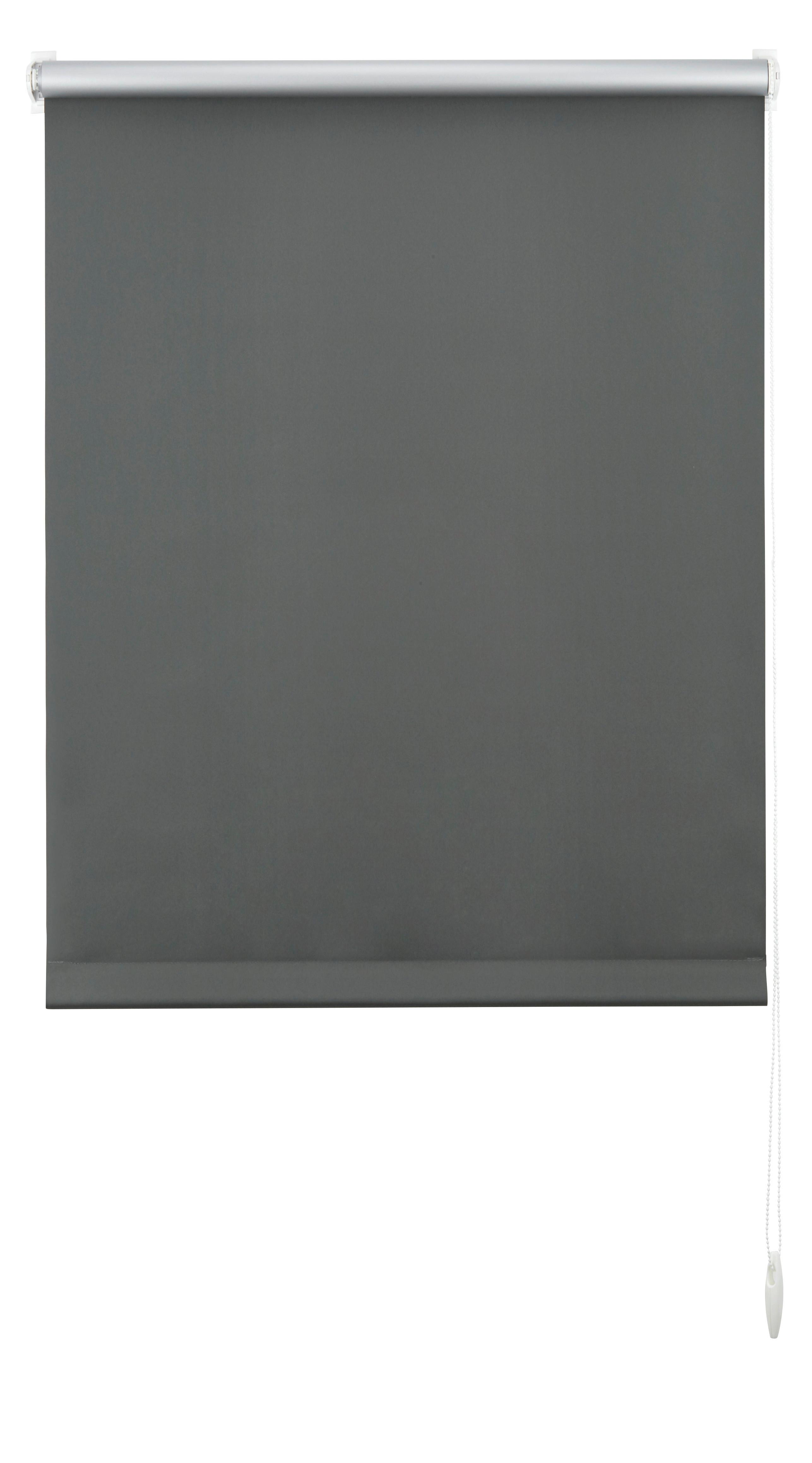 Klemmrollo Thermo ca. 60x150cm - Schieferfarben, Textil (60/150cm) - Premium Living
