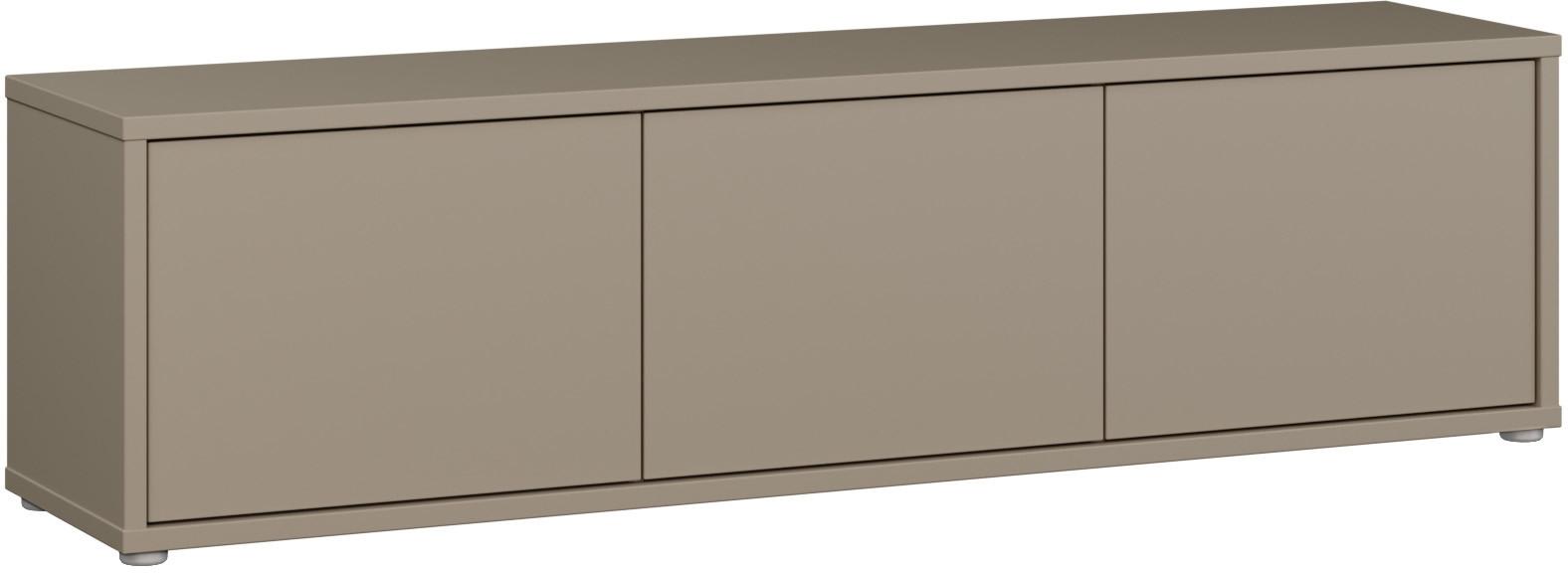 KOMODA NISKA ALICE SPRINGS - szary/taupe, Modern, materiał drewnopochodny/tworzywo sztuczne (154,2/42,5/34,9cm) - Carryhome
