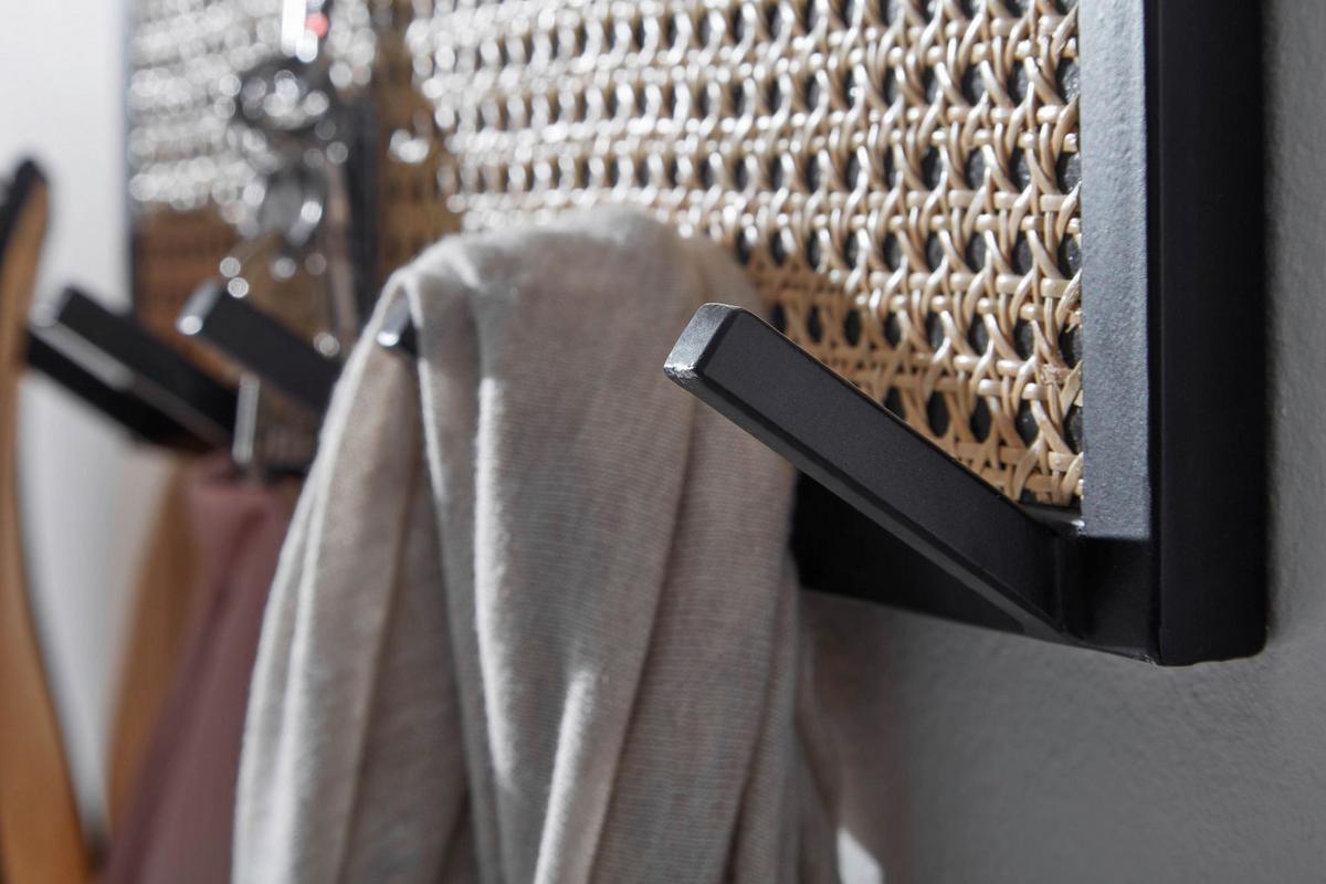 Stenski Obešalnik Wohnling - rjava, Moderno, les (53/40/7,5cm) - MID.YOU