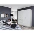 Omara S Klasičnimi Vrati Flash - aluminij/bela, Moderno, umetna masa/leseni material (181/197/54cm) - Mömax modern living Omara S Klasičnimi Vrati Flash - aluminij/bela, Moderno, umetna masa/leseni material (181/197/54cm) - Mömax modern living