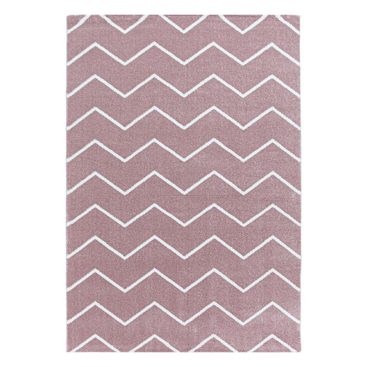Hochflorteppich Rio Rosa ca. 140x200cm - Rosa, Basics, Textil (140/200cm)