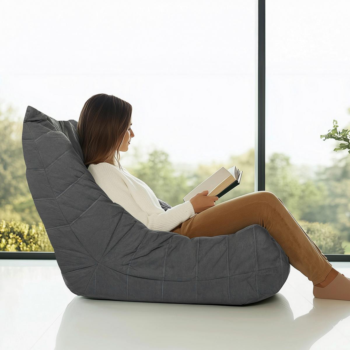 Naslanjač Sitzolo, Siva - siva, Moderno, tekstil (90/72/100cm) - MID.YOU