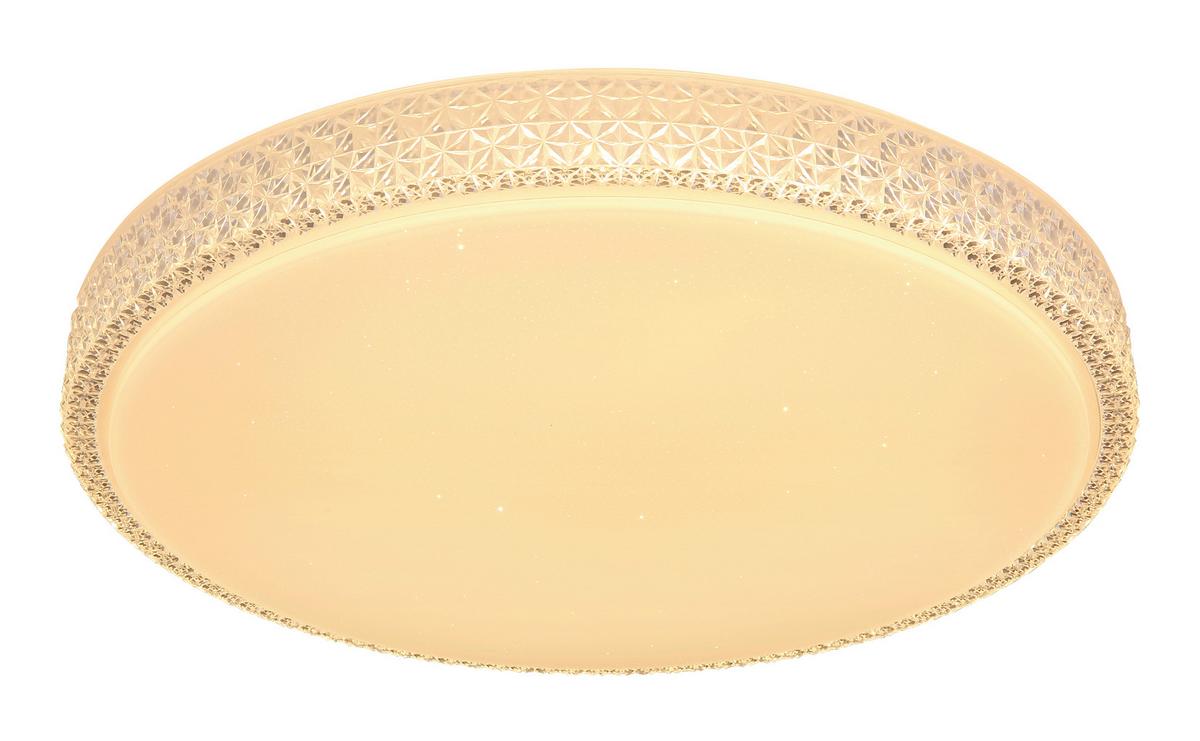 LED-DECKENLEUCHTE 41749-40 OVI - Klar/Weiss, Konventionell, Kunststoff/Metall (60/11cm) - Globo