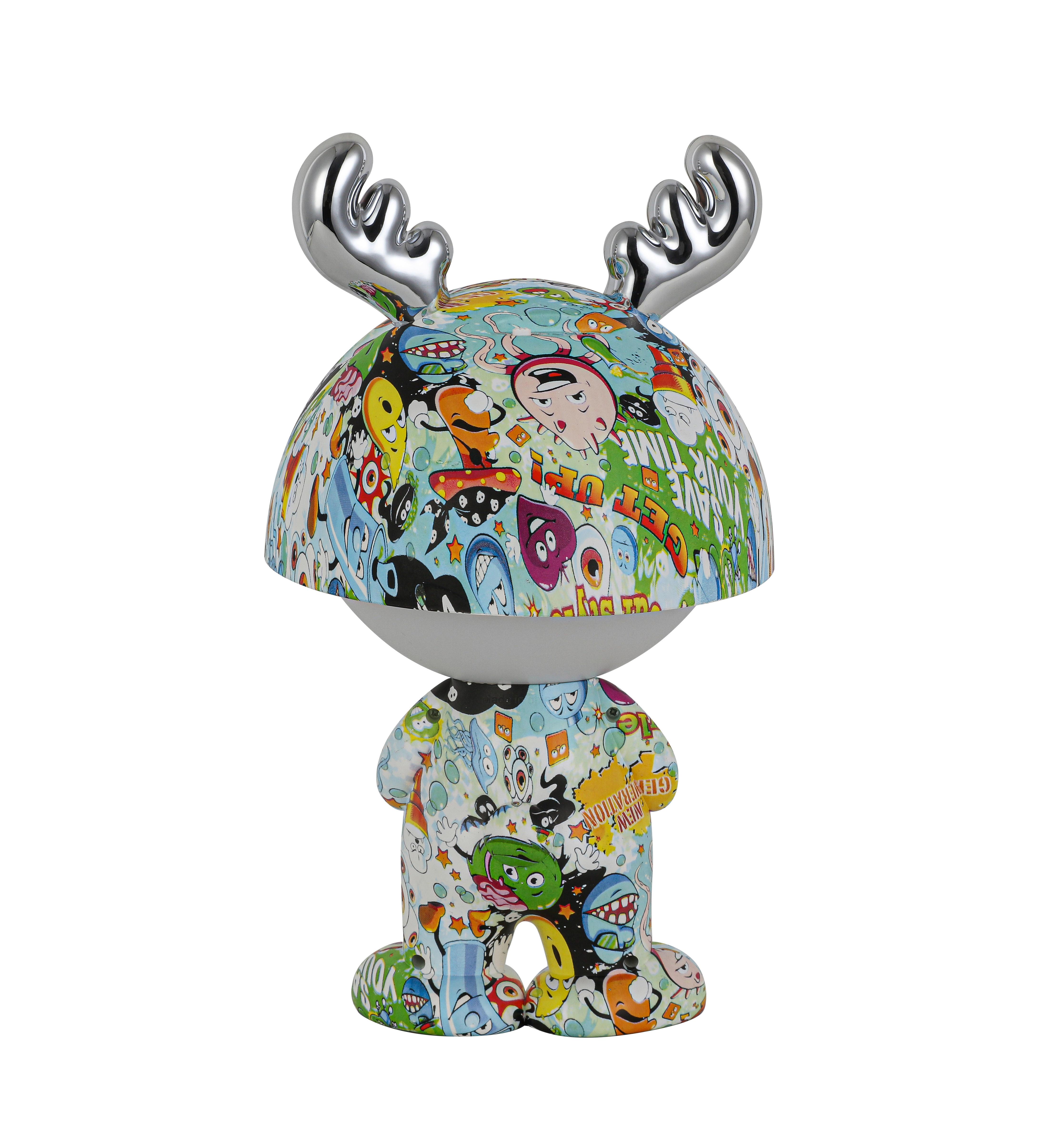 LED-DEKORATIONSLAMPA LEA - kromfärg/multicolor, Modern, metall/plast (17/17/30cm) - Mömax