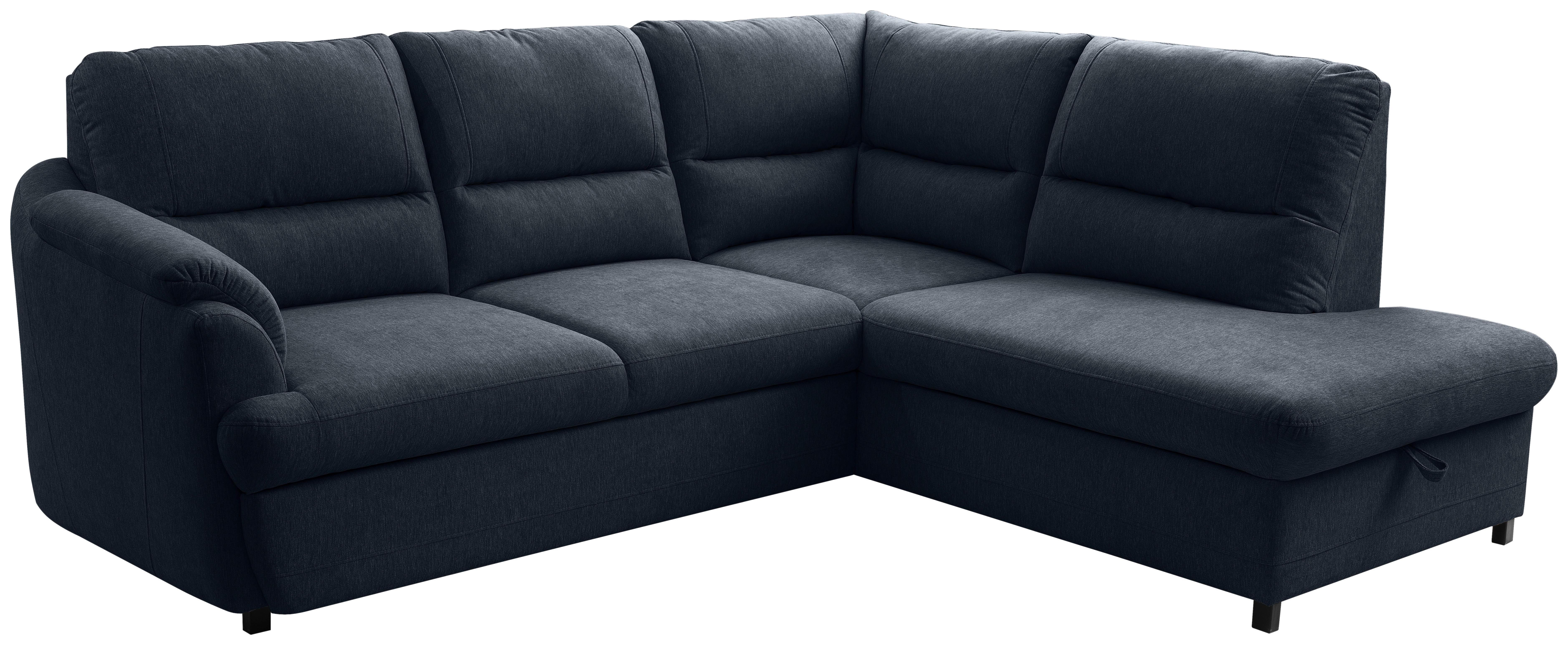 Kutna Garnitura Gusto - plava/crna, Basics, tekstil/drvo (240/200cm) - Modern Living