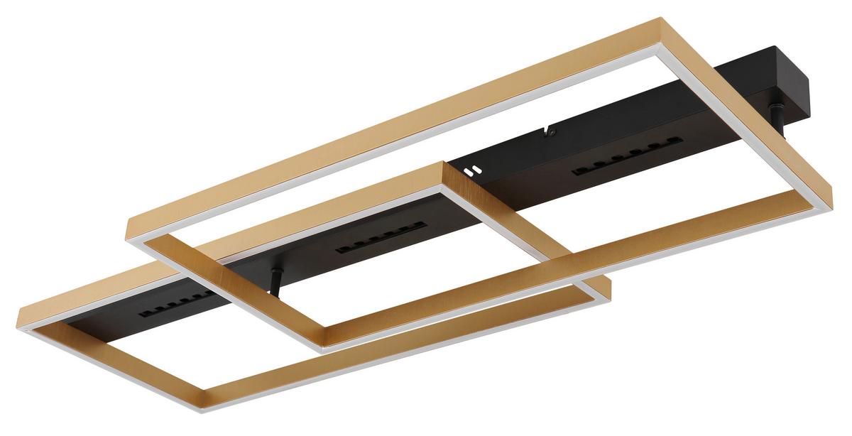 LAMPA SUFITOWA LED 48461-54 - czarny/opal, Design, tworzywo sztuczne/metal (90/39,8/10,2cm) - Globo