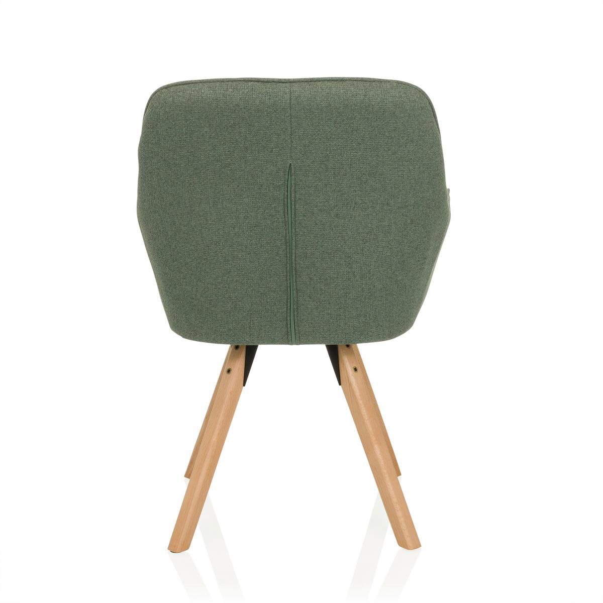 Naslanjač Scandi Soft, Metino Siva - metino siva/barve bukve, Moderno, tekstil/les (56/84/62cm) - MID.YOU
