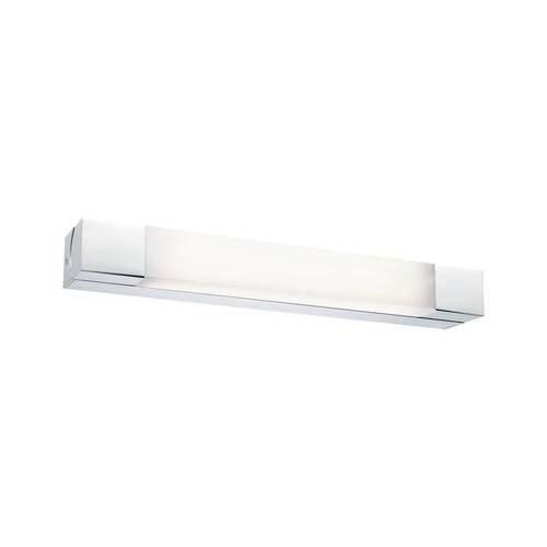 Wandleuchte Quasar in Weiß/Chromfarben max. 7,5 W - Chromfarben/Weiß, Basics, Kunststoff/Metall (4,5cm) - Paulmann