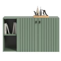 Omara Za Čevlje Station, Sivozelena - črna/sivozelena, Design, kovina/umetna masa (106/63/37cm) - MID.YOU