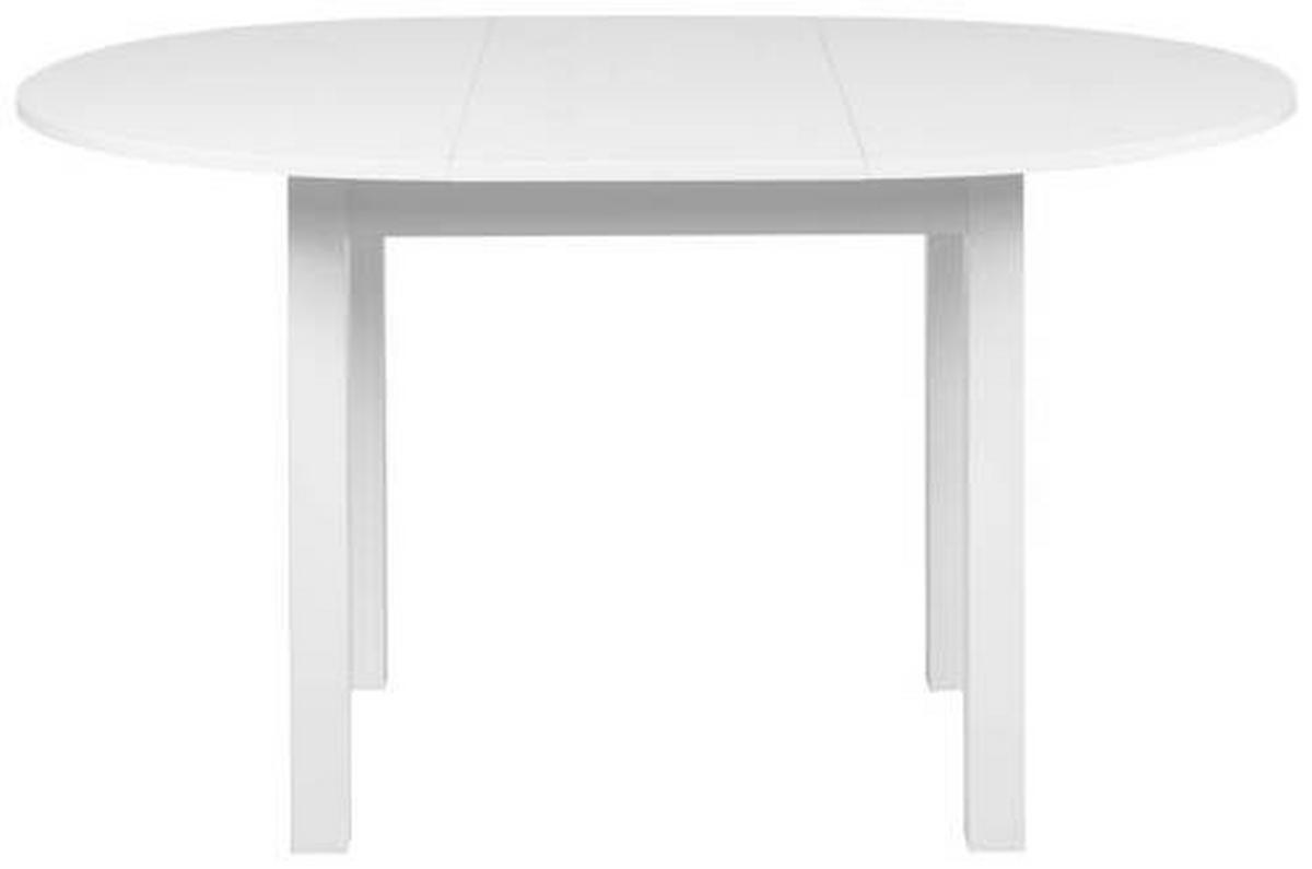 STÓŁ DO JADALNI COBURG 100 - biały, Basics, materiał drewnopochodny (100/75cm) - MID.YOU