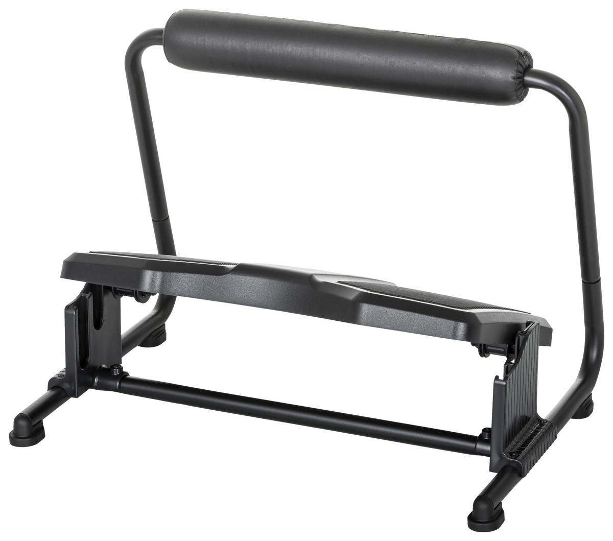 Opora Za Noge Podi F, Črna - črna, Basics, kovina/umetna masa (49/37/35cm) - MID.YOU