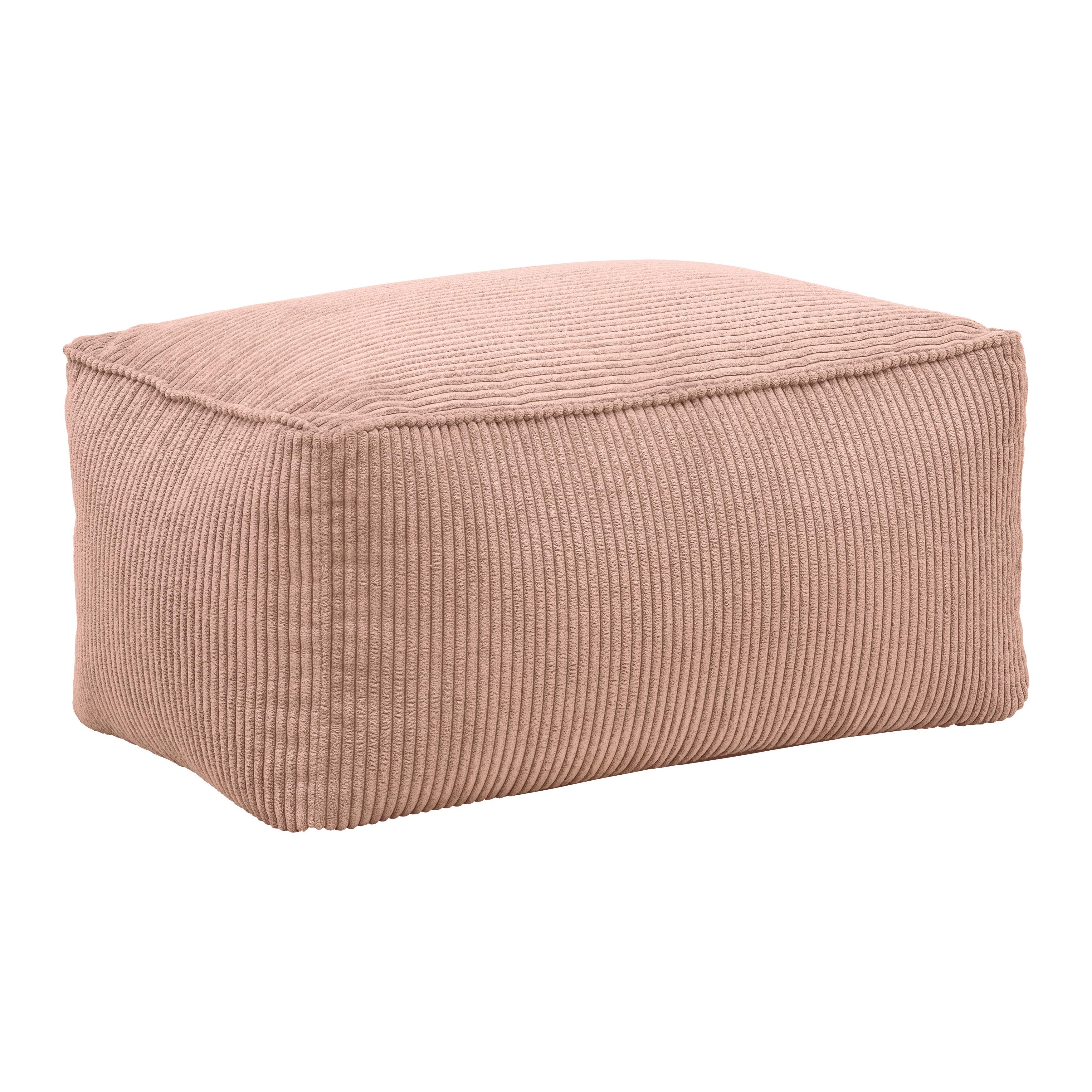Hocker Caroline Rosa - Rosa, MODERN, Textil (80/38/50cm) - Mömax