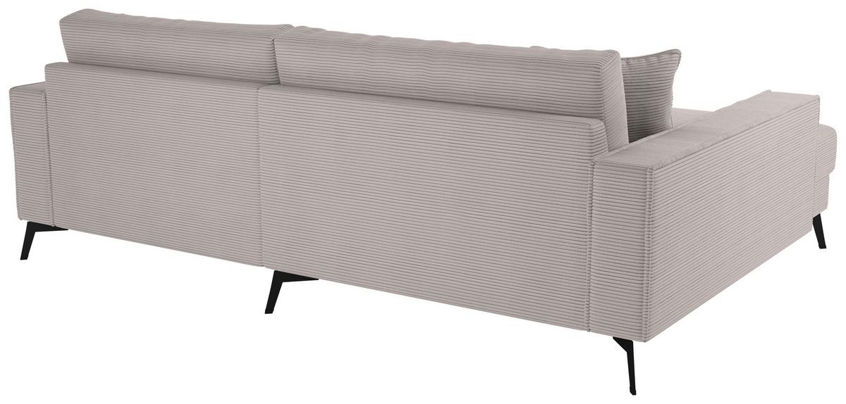 Kutna Garnitura Ted - svijetlo smeđa/crna, Trend, tekstil/metal (174/228cm) - Modern Living