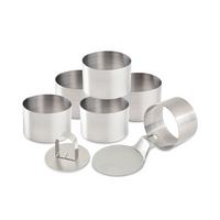 Speisering Michael Silberfarben, 8-teilig - Silberfarben, Konventionell, Metall (8/5cm) - Mömax