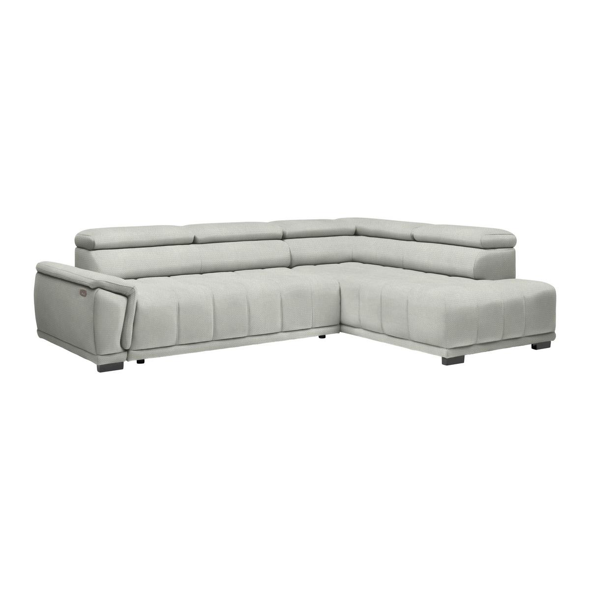 Ecksofa Gremoi Rechts Sandfarben - Sandfarben/Schwarz, MODERN, Kunststoff/Textil (283-206/77-100/106cm) - Premium Living