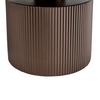 SOFFBORD SOLCO -TREND- - bronsfärgad/naturfärgad, Lifestyle, metall/trämaterial (46/41cm) - Premium Living