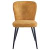STOL LYNN - svart/gul, Modern, metall/textil (51/86/65cm) - Mömax