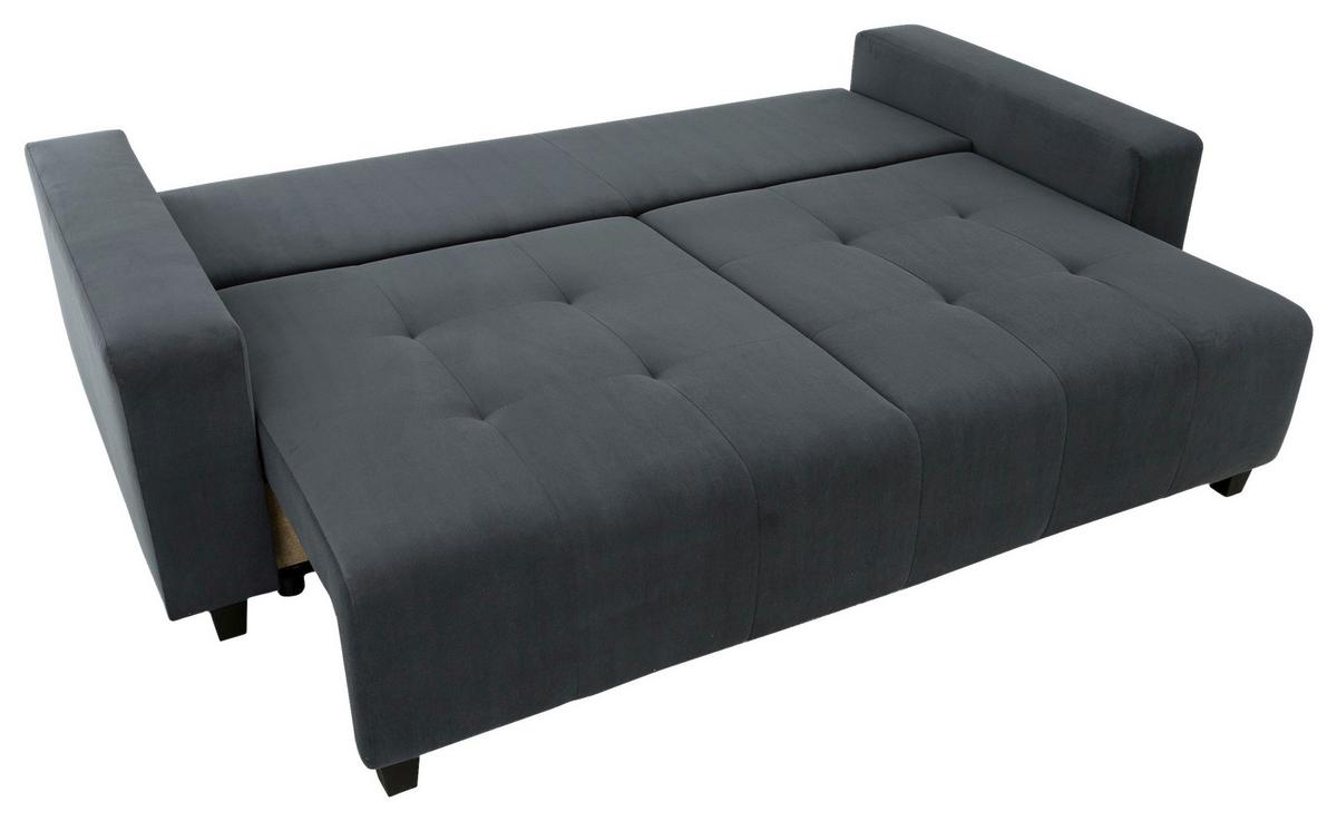 Trosed Lilly - crna/antracit, Trendi, drvo/metal (240/90,5/119cm) - Luca Bessoni