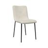 STOL AMY - beige/svart, Modern, metall/trä (45/85/55cm) - Bessagi Home