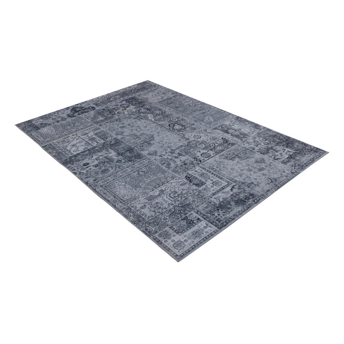 Flachwebeteppich Visionary 130 Grau 200x290 - Grau, Basics, Textil (200/290cm) - Kayoom