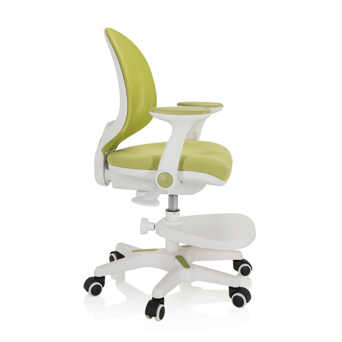 Otroški Vrtljivi Stol Kid Ergo, Zelena - bela/svetlo zelena, Moderno, umetna masa/tekstil (56/89/52cm) - MID.YOU