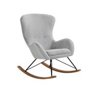 Gugalnik Lamb, Svetlo Siva - barve hrasta/svetlo siva, Moderno, kovina/tekstil (70/102/94cm) - Livetastic