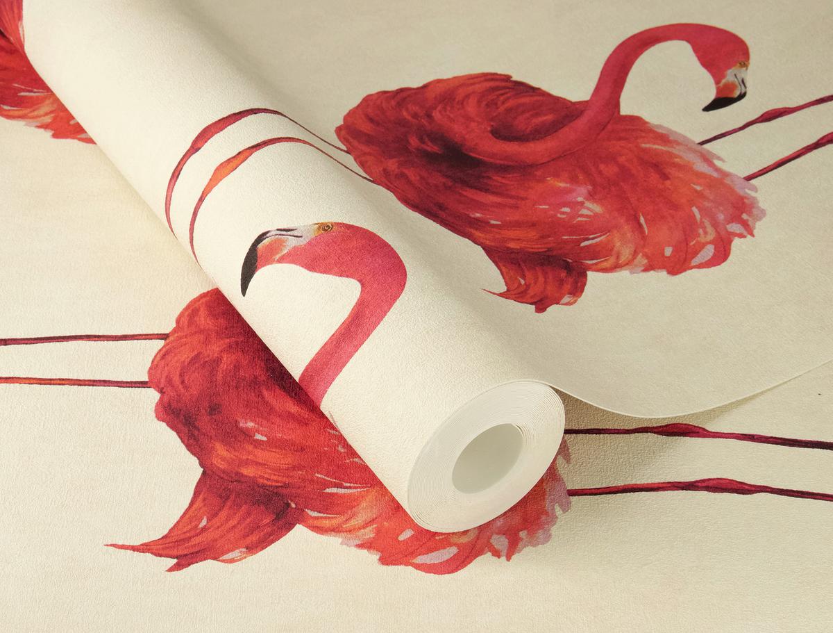 Tapete Flamazing Rosa - Rosa, Trend, Textil (600/53cm) - Tesa