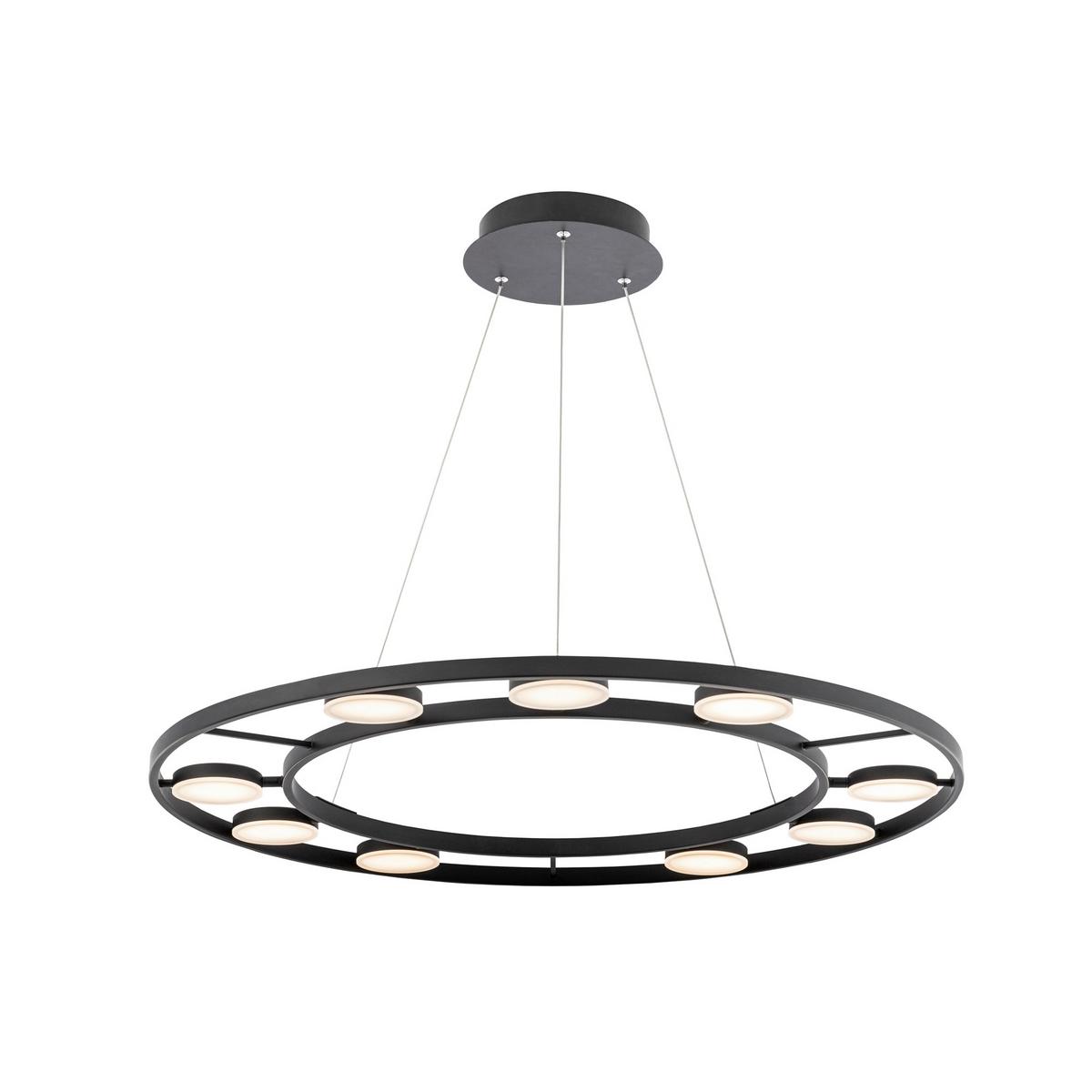 PENDELLEUCHTE FAD - Schwarz, Trend, Kunststoff/Metall (80/2cm) - MAYTONI