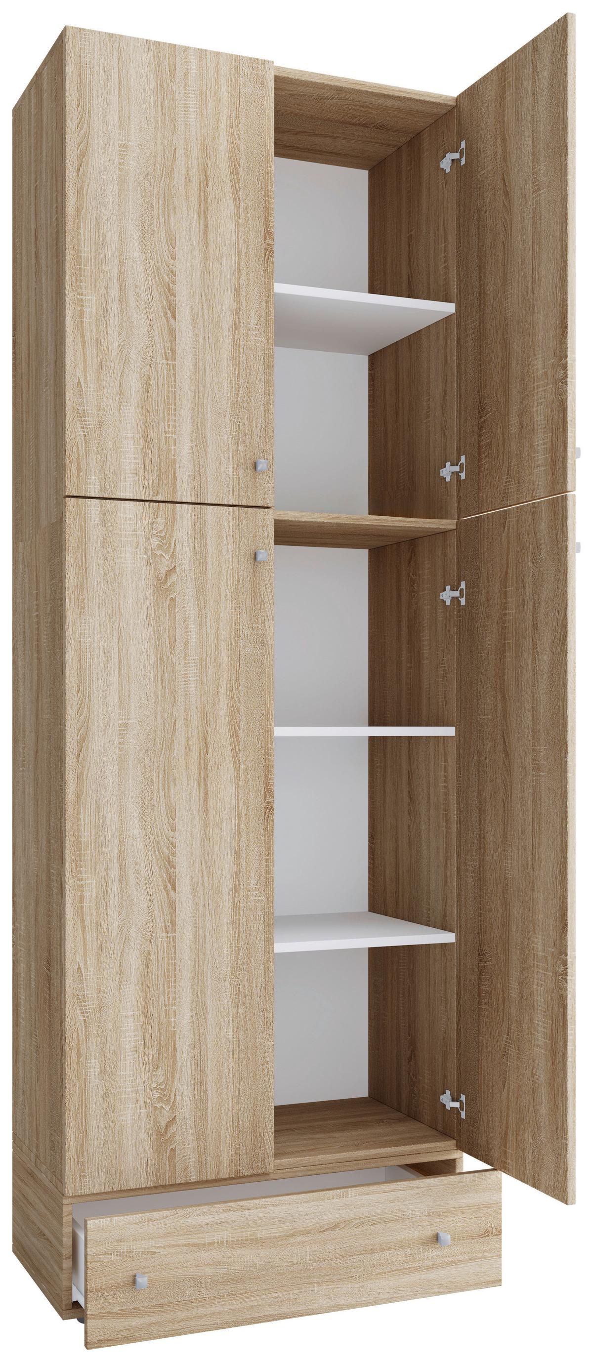 Pisarniška Omara Lona Xxl, Hrast - hrast sonoma, Moderno, leseni material (70/200/39cm) - MID.YOU