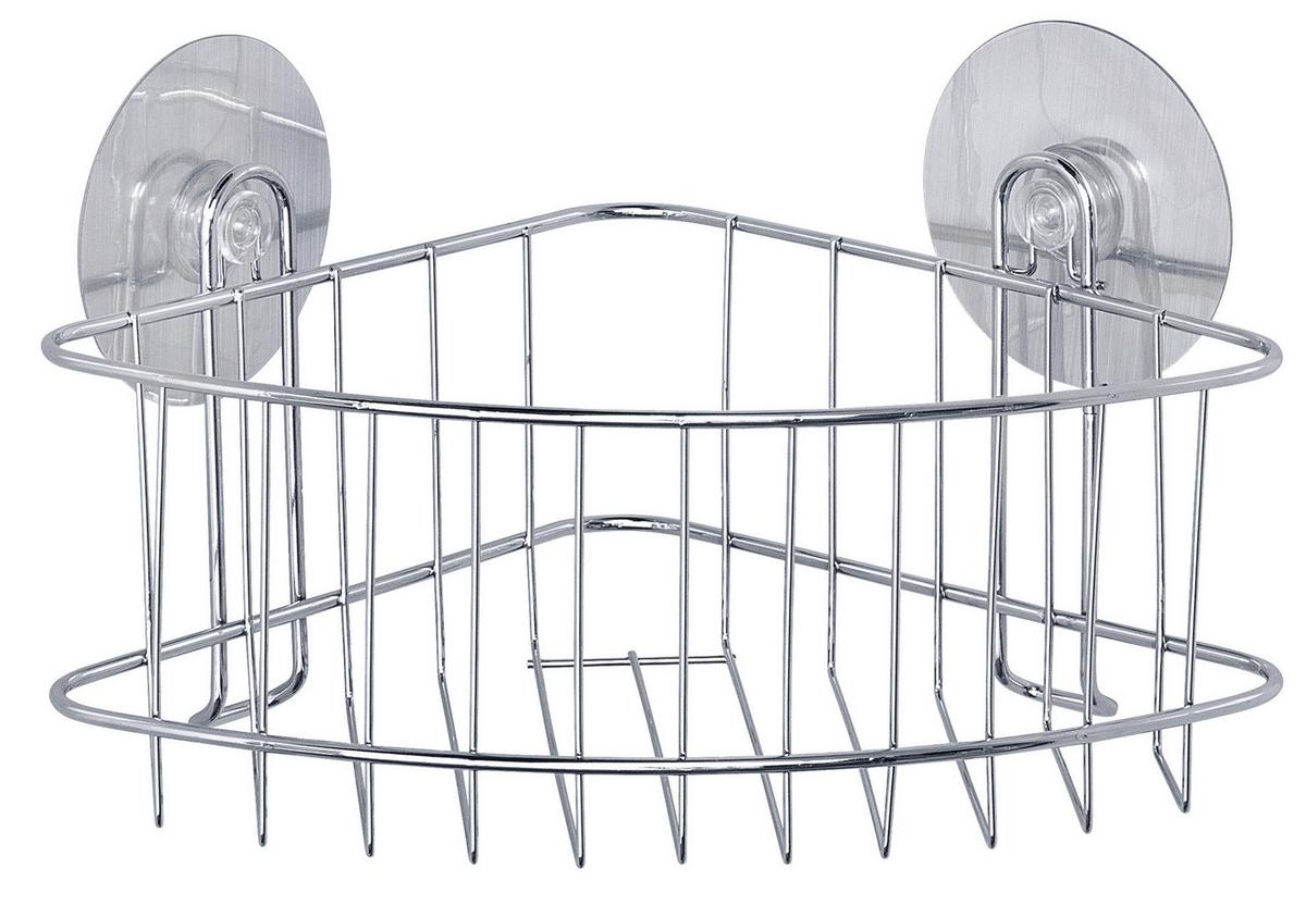 Duschregal aus Stahl - MODERN, Metall (26,5/16/19cm) - Mömax