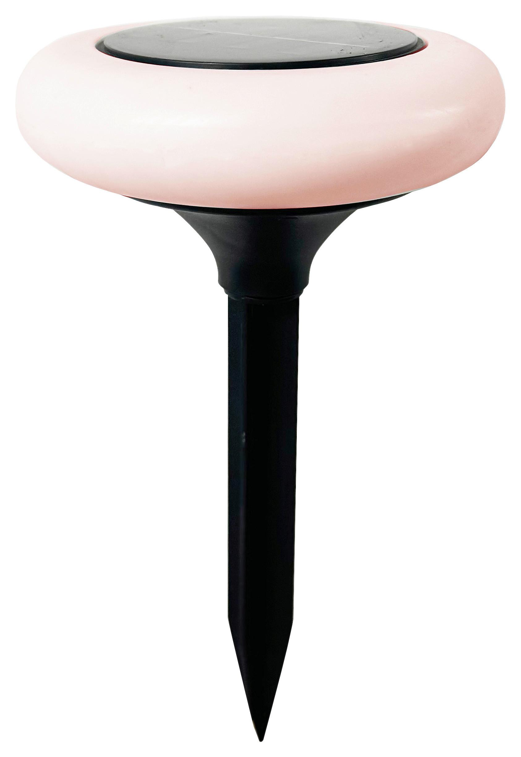 Solarleuchte Ruim Schwarz/Weiß max. 0,06 Watt - Weiss/Schwarz, Konventionell, Kunststoff (13,8/25cm) - Modern Living