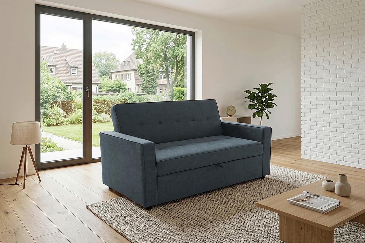 Sofa Na Razvlačenje Haze - boje petroleja, Trend, tekstil (162/90/89cm) - Modern Living