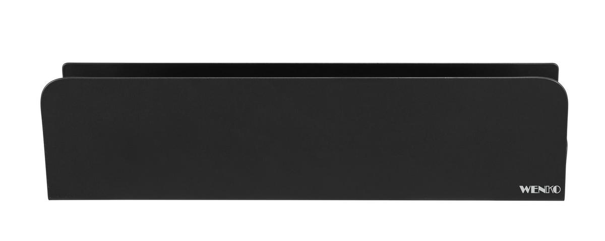 Polc Fekete Turbo-Loc® Lizan - fekete, Modern, fém (30/8/8,5cm) - Mömax