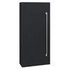 Hängeschrank VCB 3 ca. 33x75x22 cm Schwarz - Schwarz, Basics, Holzwerkstoff (33/75/22cm) - MID.YOU